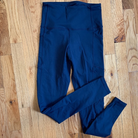 Senita Athletics Pants - Senita High Waisted Leggings, XS Navy Blue Sculpt